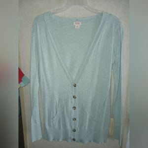 Mossimo Supply Co. Soft Blue Cardigan Sweater